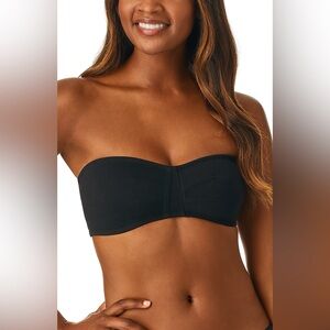 On Gossamer Cabana Strapless Cotton Blend Bandeau